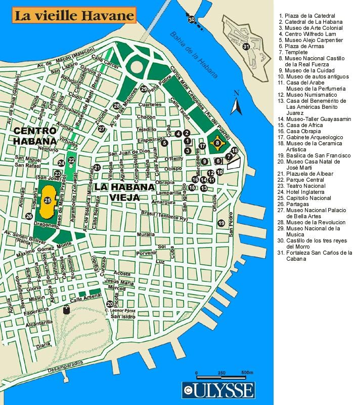 térkép Havanna port térkép