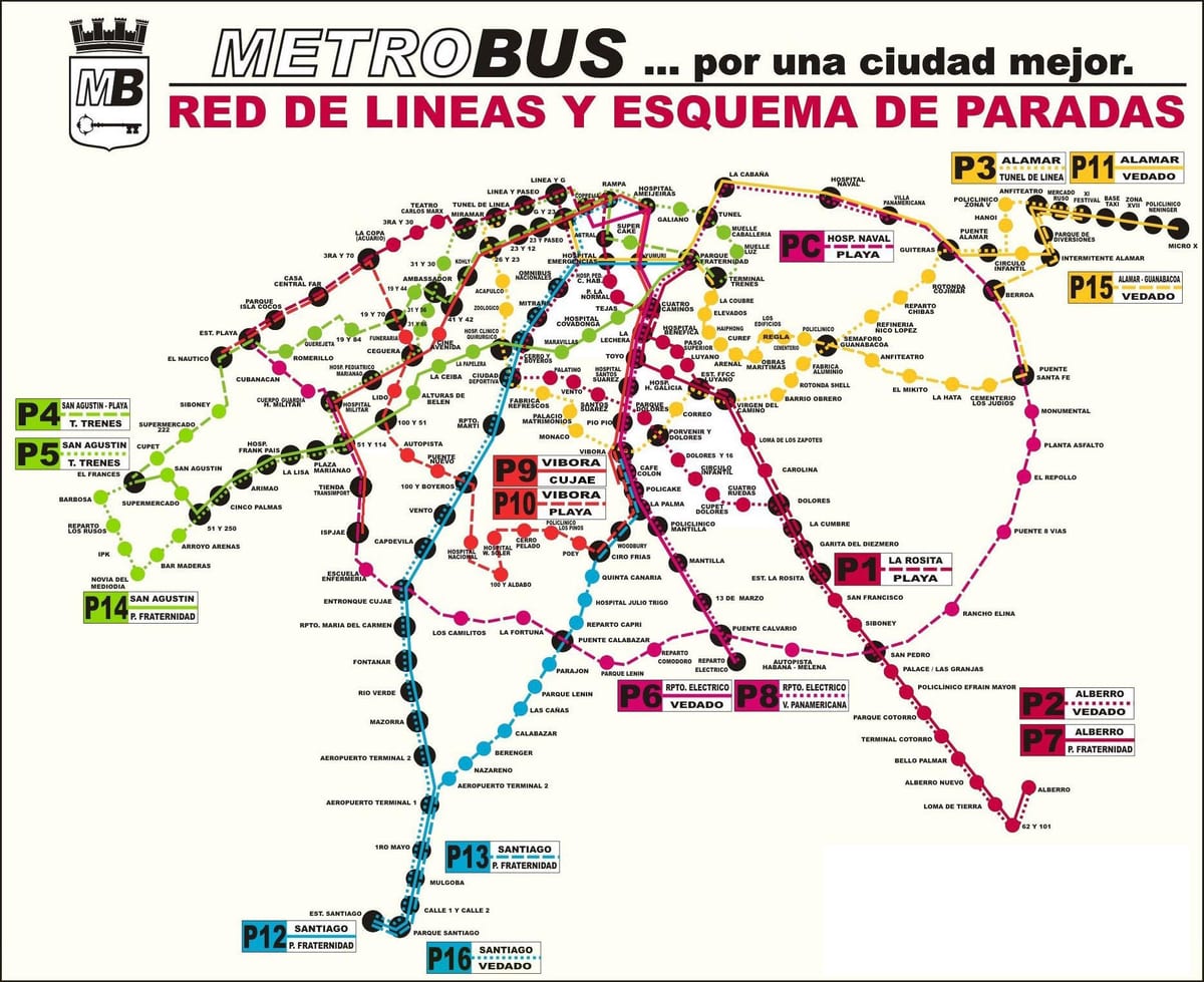 térkép viazul buszmegálló Havanna