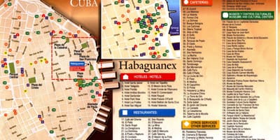 Havanna városnézés térkép
